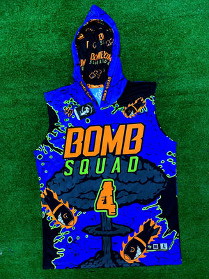 Bomb Squad Dri-Fit Hooded 7v7 Custom Flag Football Jerseys