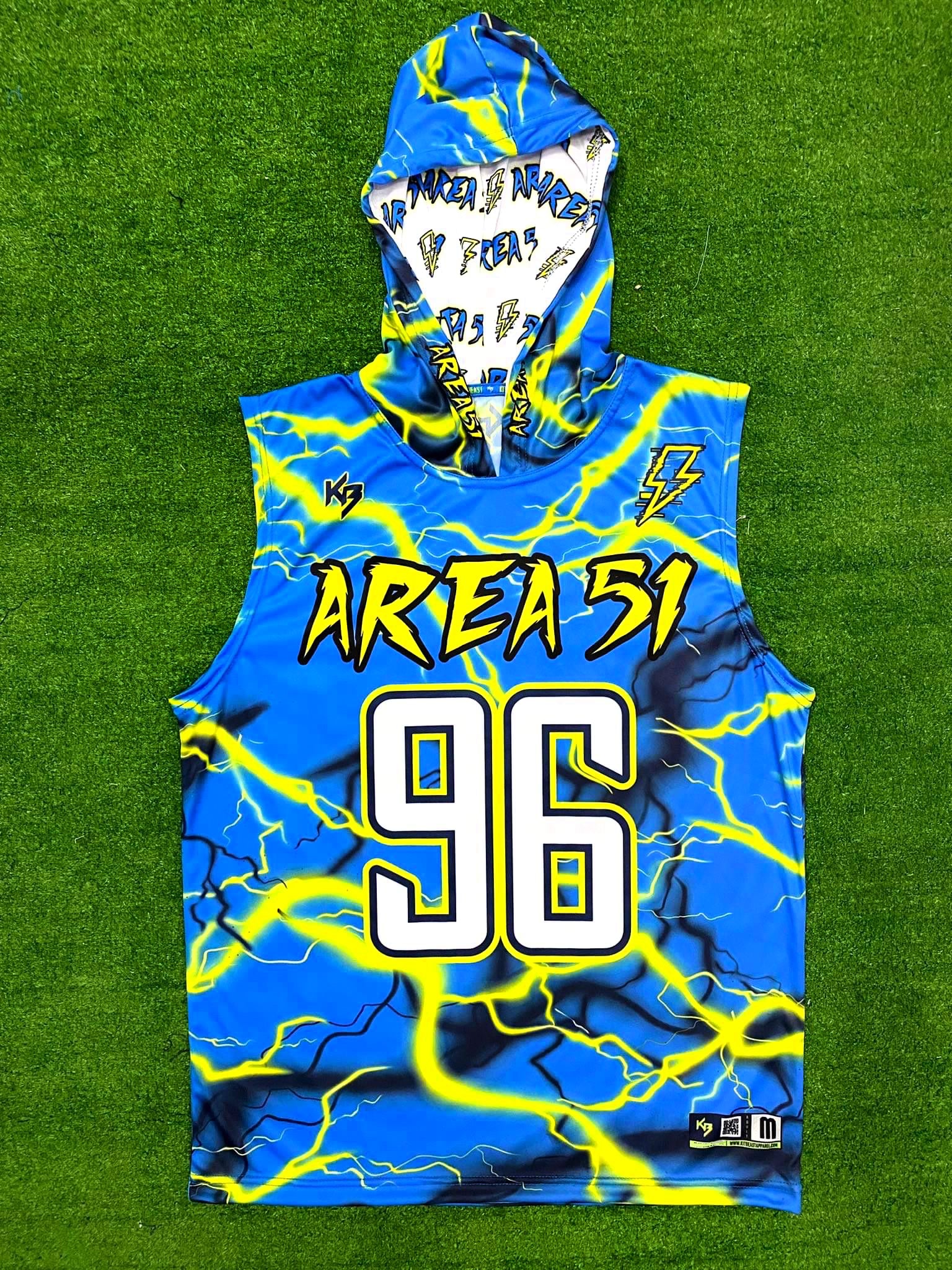 Lightning Hooded Compression 7v7 Jersey – KitBeast Sports Apparel