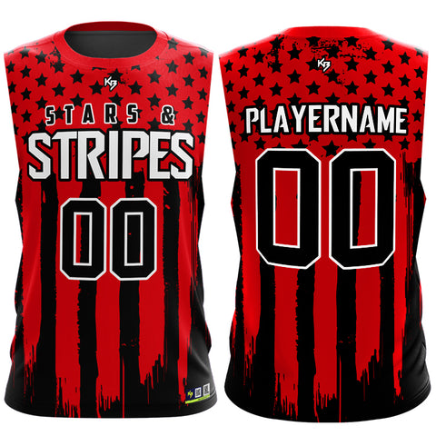 Stars & Stripes Dri-Fit 7v7 Custom Flag Football Jerseys