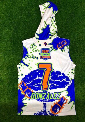 Bomb Squad Dri-Fit Hooded 7v7 Custom Flag Football Jerseys