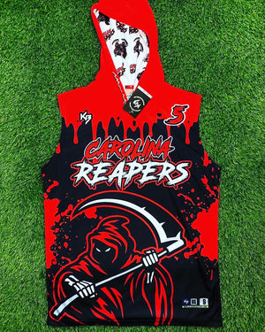 Demons Hooded Compression 7v7 Custom Flag Football Jerseys