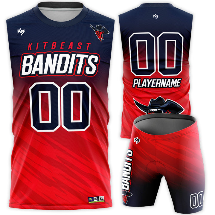 Bandits Compression 7v7 Custom Flag Football Uniforms