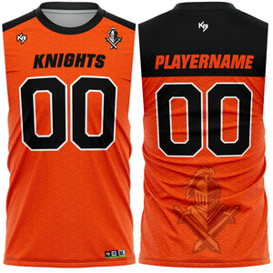 Knights Compression 7v7 Custom Flag Football Jerseys