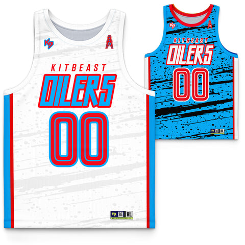 Oilers Reversible Basketball Jersey