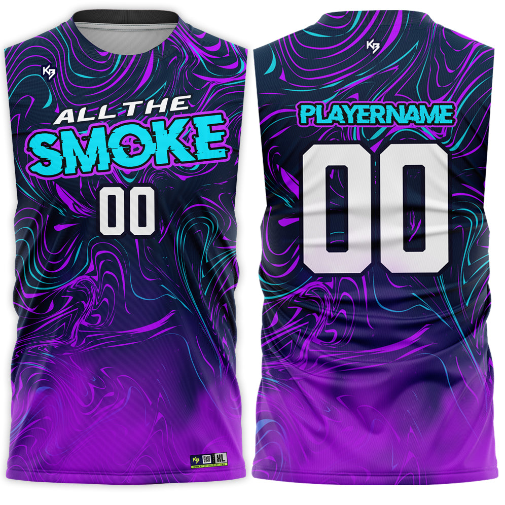 Sublimated Basketball Jersey Knights style