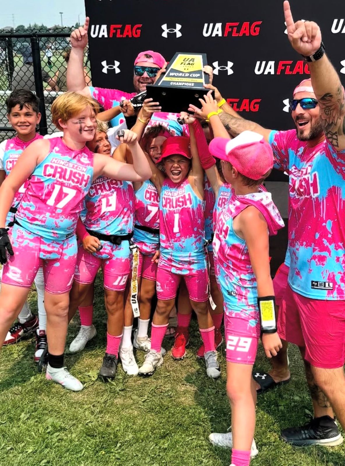 Kingston Crush wearing custom KitBeast uniforms