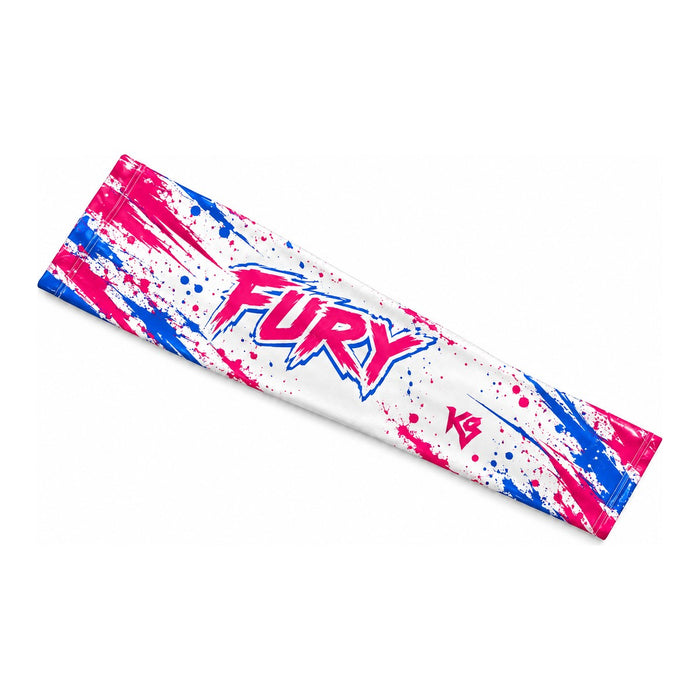 Custom Arm Sleeves / Pink & Blue Splatter Fury