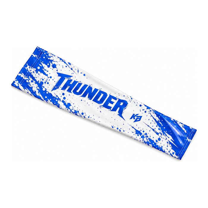 Custom Arm Sleeves / Royal Blue Splatter Thunder