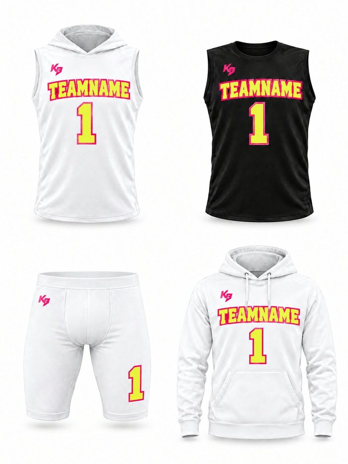 Pro Package: Home jersey, Away jersey, Pair of shorts, Hoodie